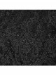 Gothic Style Visual Embroidered Lace Jacquard Black Side High Slit Eyelet Skirt