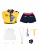 Animated Movie KPop Demon Hunters Rumi Halloween Cosplay Costume Set Without Shoes