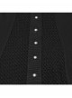 Black Punk Style Sacred Nun Sexy Translucent Mesh Yarn Hooded Visual Slim Fit Dress