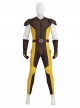 Deadpool & Wolverine Wolverine Brown Battle Suit Halloween Cosplay Costume Set Without Shoes And Wolf Claw