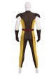 Deadpool & Wolverine Wolverine Brown Battle Suit Halloween Cosplay Costume Set Without Shoes And Wolf Claw