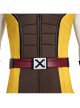 Deadpool & Wolverine Wolverine Brown Battle Suit Halloween Cosplay Costume Set Without Shoes And Wolf Claw