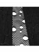 Gothic Style Tattered Knit Black Decadent Asymmetric Knitted Double Layers Hooded Coat