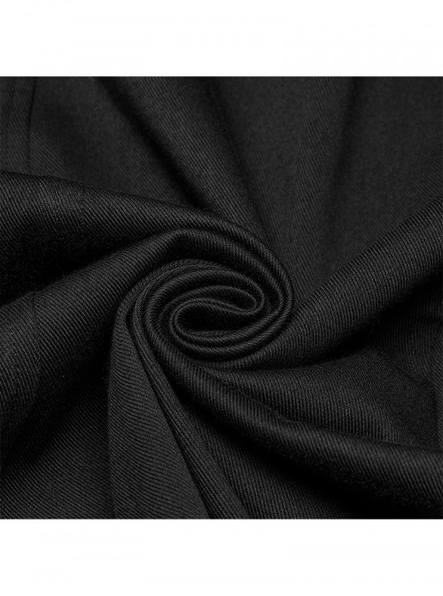 Punk Style Cool Elastic Knitted Denim Versatile Black Hooded Cut Washed Long Sleeves Jacket