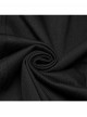 Punk Style Cool Elastic Knitted Denim Versatile Black Hooded Cut Washed Long Sleeves Jacket
