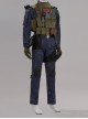 Game Delta Force Wei Long Dragon Halloween Cosplay Costume Set Without Jet Pack Without Simulated Knife