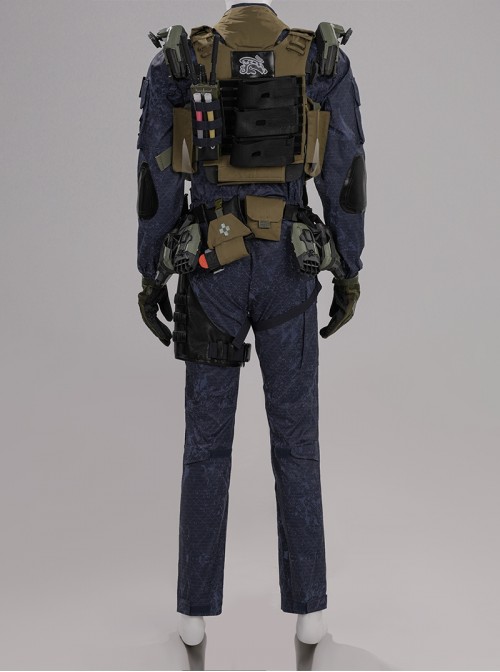 Game Delta Force Wei Long Dragon Halloween Cosplay Costume Set Without Jet Pack Without Simulated Knife