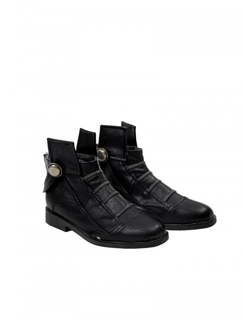 Clair Obscur Expedition 33 Gustav Halloween Cosplay Accessories Black Shoes