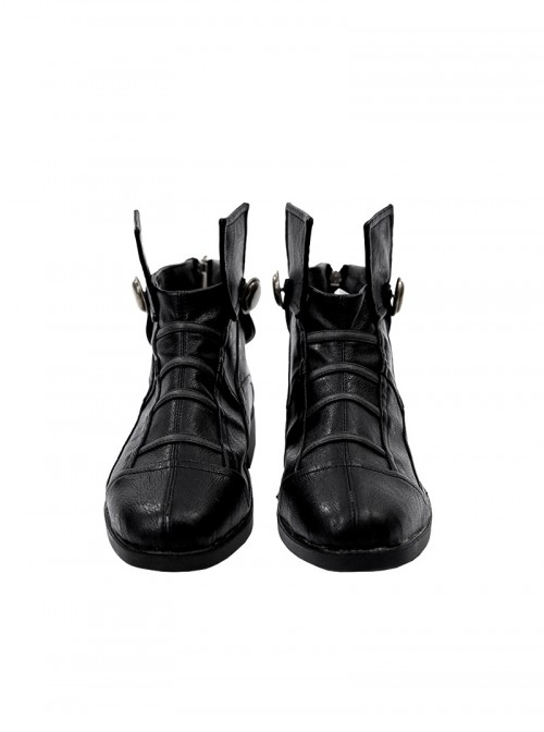 Clair Obscur Expedition 33 Gustav Halloween Cosplay Accessories Black Shoes