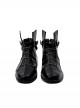 Clair Obscur Expedition 33 Gustav Halloween Cosplay Accessories Black Shoes