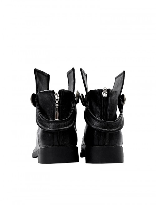 Clair Obscur Expedition 33 Gustav Halloween Cosplay Accessories Black Shoes