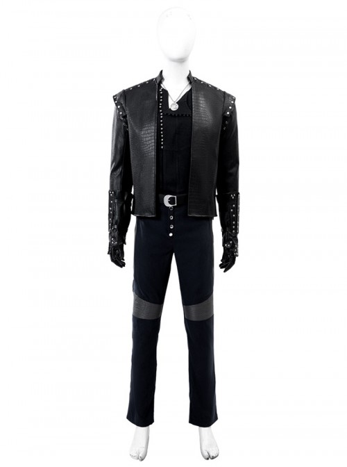 Wizardry V Heart Of The Maelstrom The Witcher Geralt Halloween Cosplay Costume Set Without Shoes And Sword