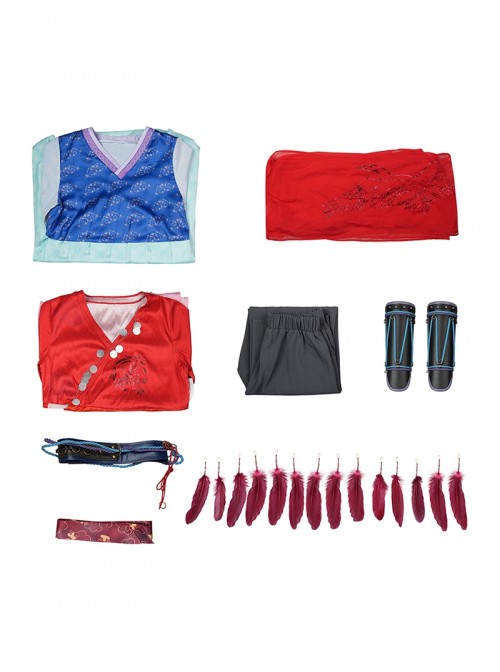 Game Where Winds Meet An Liuli Halloween Cosplay Costume Set