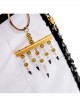 KPop Demon Hunters Rumi Black White Stage Halloween Cosplay Costume Set Without Shoes