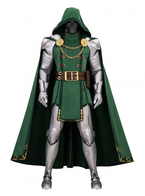Marvel Tokon Fighting Souls Doctor Doom Halloween Cosplay Costume Set Without Mask