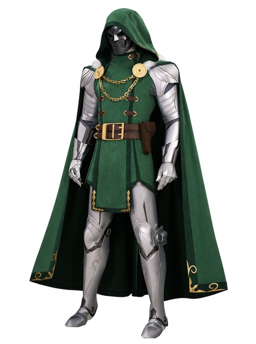 Marvel Tokon Fighting Souls Doctor Doom Halloween Cosplay Costume Set Without Mask