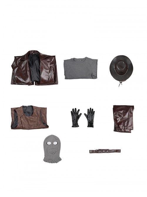 Spider Noir Noir Spider Man Halloween Cosplay Costume Set Without Shoes