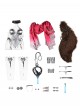 Game Wuthering Waves Lupa Halloween Cosplay Costume Set