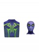 Game Marvels Spider Man 2 Spider Man Miles Morales Purple Reign Bodysuit Halloween Cosplay Costume Set