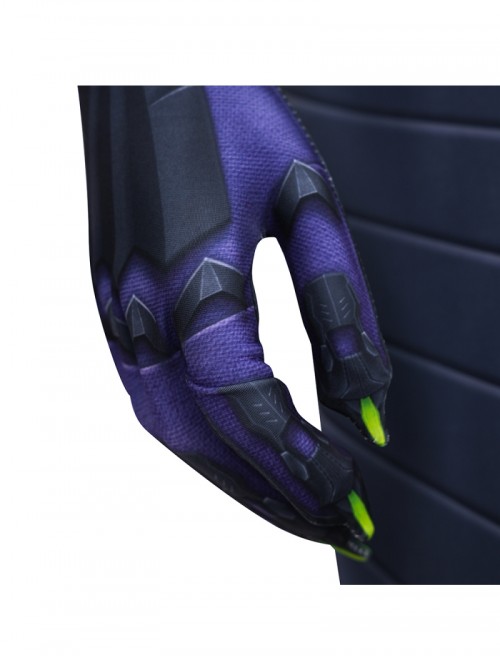 Game Marvels Spider Man 2 Spider Man Miles Morales Purple Reign Bodysuit Halloween Cosplay Costume Set