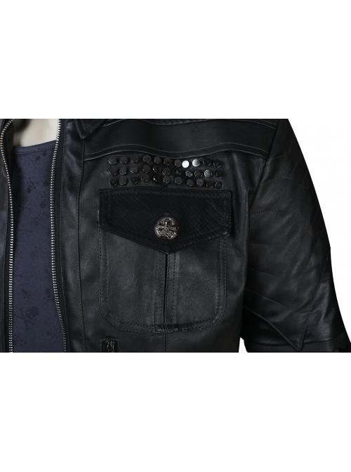 Final Fantasy XV Noctis Lucis Caelum Halloween Cosplay Costume Black Jacket