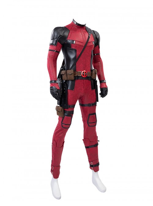 Movie Deadpool 2 Deadpool High End Version Halloween Cosplay Costume Set Without Shoes And Helmet And Props
