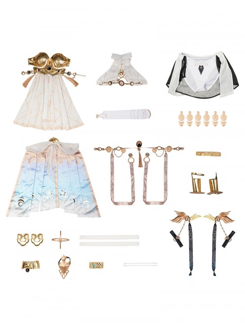 Game Wuthering Waves Iuno Halloween Cosplay Costume Set Without Shoes
