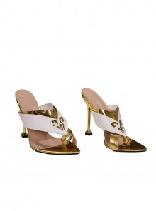 Game Wuthering Waves Iuno Halloween Cosplay Accessories High Heel Sandals