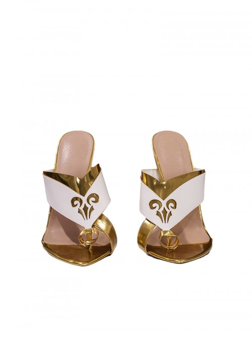 Game Wuthering Waves Iuno Halloween Cosplay Accessories High Heel Sandals