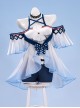 Game Arknights Skadi Riding The Waves Halloween Cosplay Costume Set