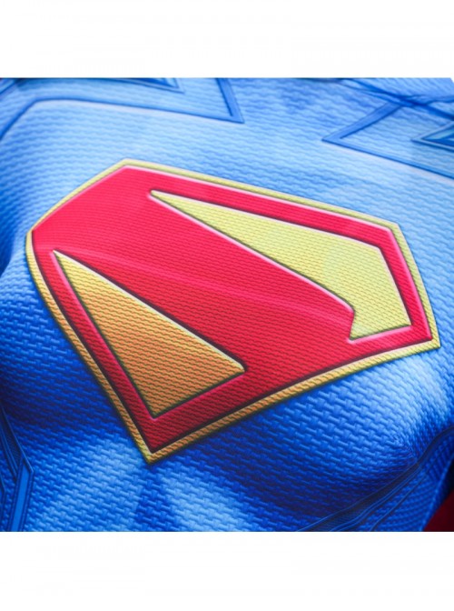 Movie Superman Supergirl Bodysuit Halloween Cosplay Costume Set