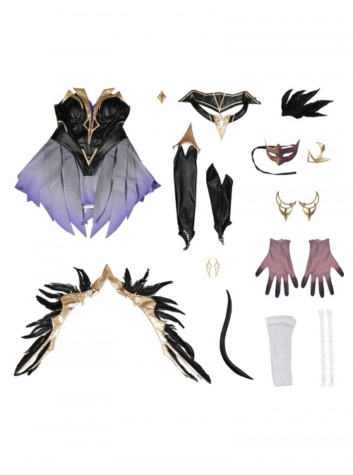 Marvel Rivals Dagger Twin Dance Partner Halloween Cosplay Costume Set Without Shoes