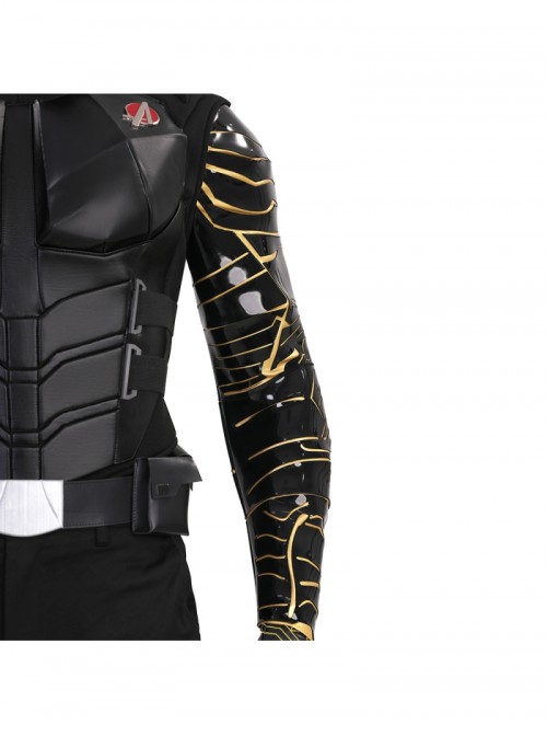 Movie Thunderbolts Winter Soldier Bucky New Avengers Battle Suit Halloween Cosplay Costume Set Without Shoes