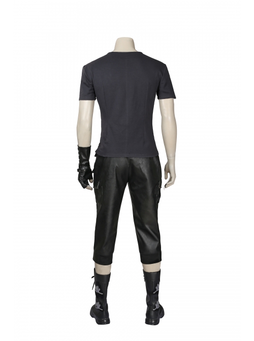 Final Fantasy XV Noctis Lucis Caelum Halloween Cosplay Costume Black Trousers