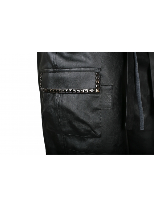 Final Fantasy XV Noctis Lucis Caelum Halloween Cosplay Costume Black Trousers