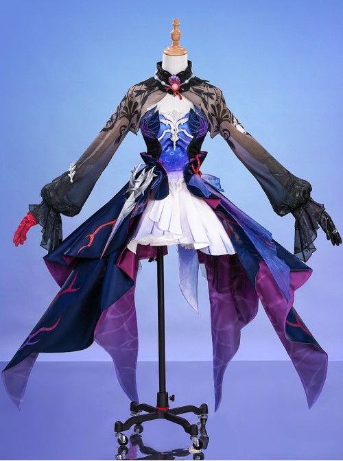 Game Honkai Star Rail Helektra Halloween Cosplay Costume Set