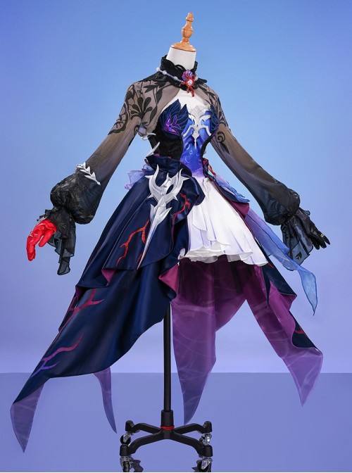 Game Honkai Star Rail Helektra Halloween Cosplay Costume Set
