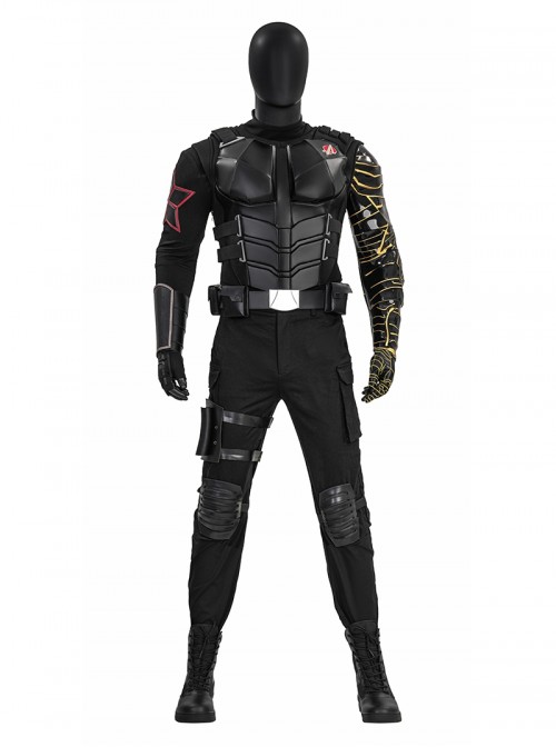 Movie Thunderbolts Winter Soldier Bucky New Avengers Battle Suit Halloween Cosplay Accessories Shoes