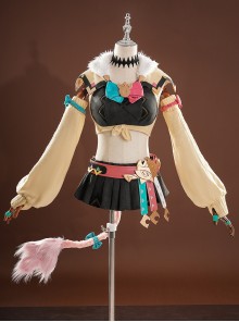 Game Genshin Impact Varesa Halloween Cosplay Costume Set