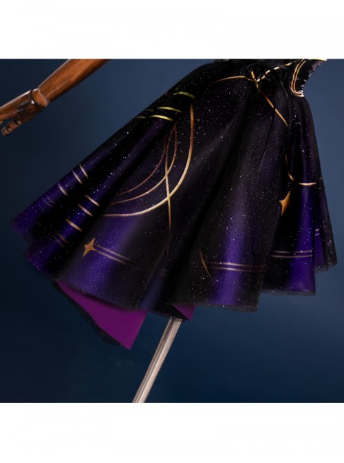 Game Honor Of Kings Shao Siyuan Divination Secret Halloween Cosplay Costume Set