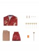 Game Where Winds Meet Han Xiang Xun Halloween Cosplay Costume Set