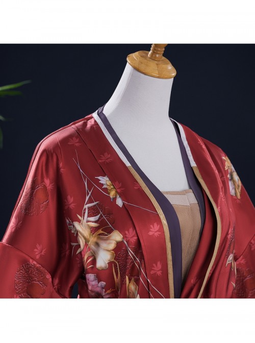 Game Where Winds Meet Han Xiang Xun Halloween Cosplay Costume Set