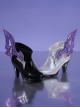 Game Honor Of Kings A Ke Butterfly Dance Skin Halloween Cosplay Accessories High Heel Shoes