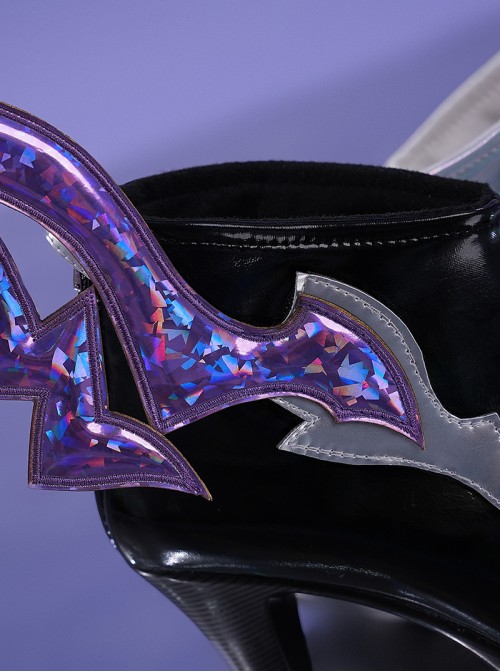 Game Honor Of Kings A Ke Butterfly Dance Skin Halloween Cosplay Accessories High Heel Shoes