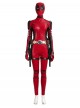 Movie Deadpool & Wolverine Female Deadpool Upgraded Version Halloween Cosplay Costume Set Without Shoes And Props