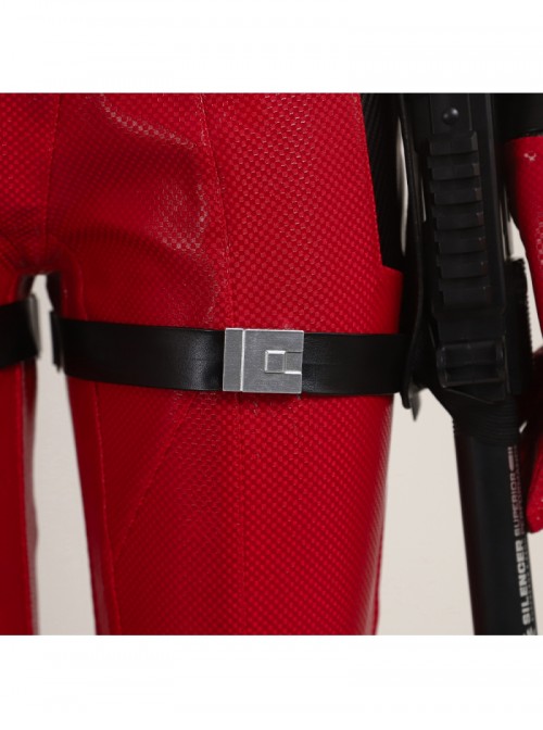 Movie Deadpool & Wolverine Female Deadpool Upgraded Version Halloween Cosplay Costume Set Without Shoes And Props