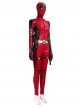 Movie Deadpool & Wolverine Female Deadpool Upgraded Version Halloween Cosplay Costume Set Without Shoes And Props