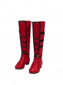 Movie Deadpool & Wolverine Female Deadpool Upgraded Version Halloween Cosplay Accessories Red Boots