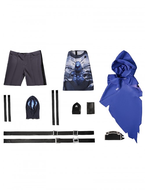 Game Valorant Omen Halloween Cosplay Costume Set Without Shoes