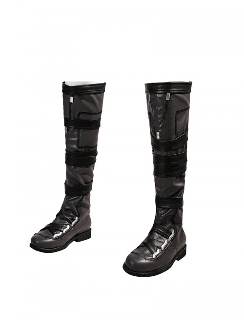 Game Valorant Omen Halloween Cosplay Accessories Black Boots